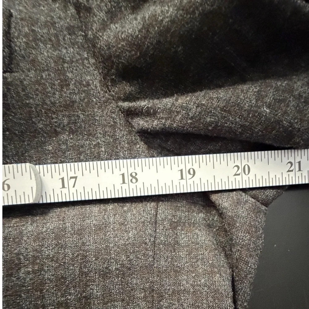 Z Zegna 54R 44R Gray Micro Check Blazer Italian Wool Blend Cut Tag Drop 8